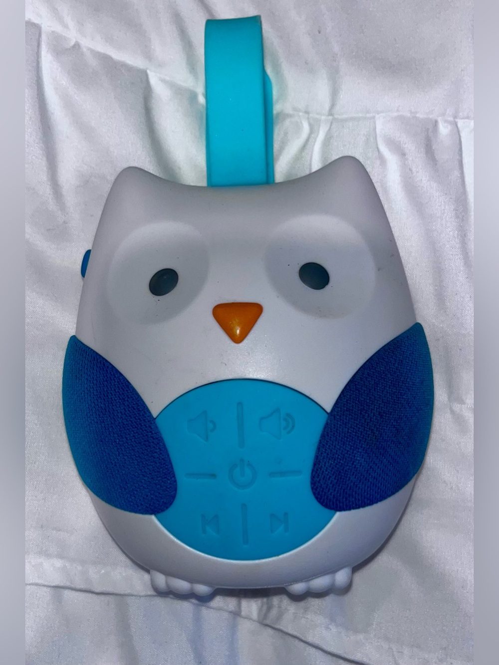 Skip Hop White Owl Music Soother Sound Machine Portable Stroller Crib Clip On